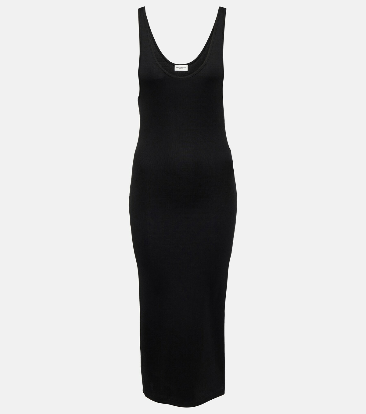 Saint Laurent - Silk-blend midi dress Saint Laurent