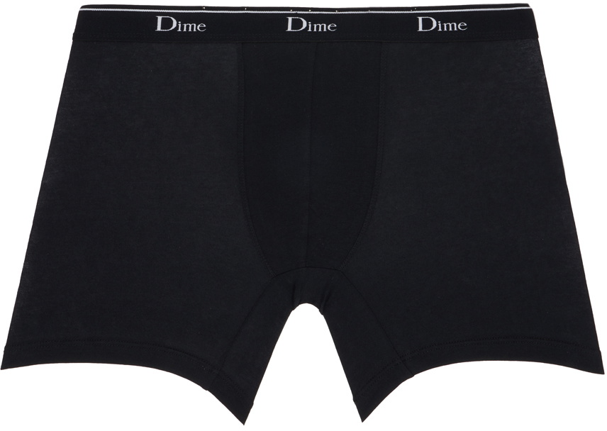 Dime Three-Pack Black Jacquard Boxers