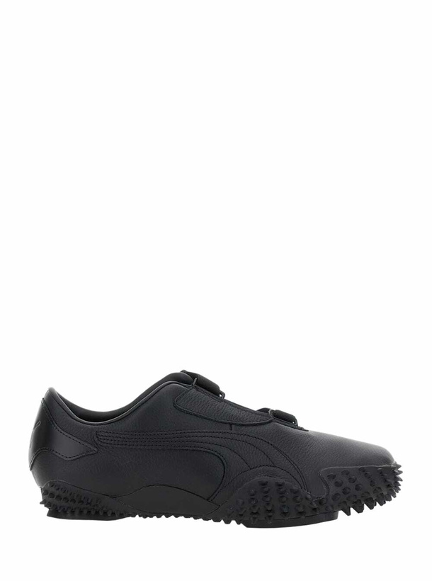 Photo: Puma mostro Black Sneakers With Logo Patch On The Tongue And Studded Sole In Leather Unisex
