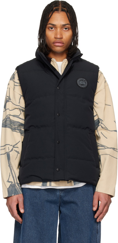 Photo: Canada Goose Black 'Black Label' Garson Down Vest