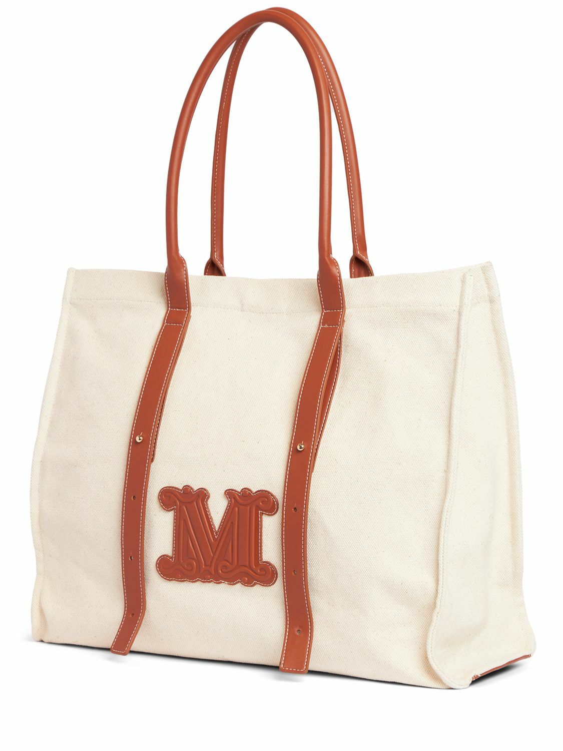 【Max Mara】コットンキャンバストートバッグ BRAVA MAX MARA - Brava Cotton Tote Bag Max Mara