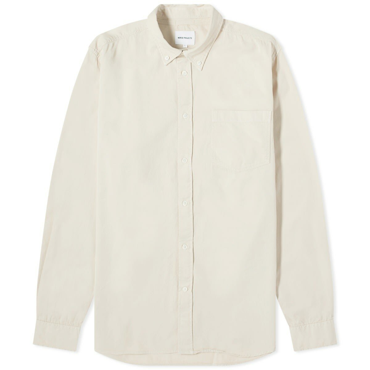 Photo: Norse Projects Men's Anton Light Twill Button Down Shirt in Oatmeal