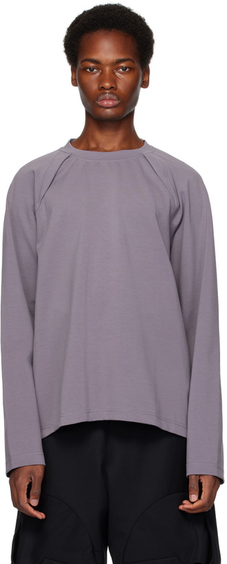Photo: pet-tree-kor Purple Trapa Long Sleeve T-Shirt
