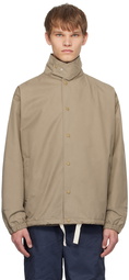 nanamica Beige Press-Stud Jacket