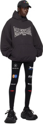 Balenciaga Black 'Balenciaga Boxing' Large Fit Hoodie