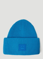 Acne Studios - Face Patch Beanie Hat in Light Blue
