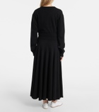 Extreme Cashmere N°313 Twirl cashmere-blend maxi skirt