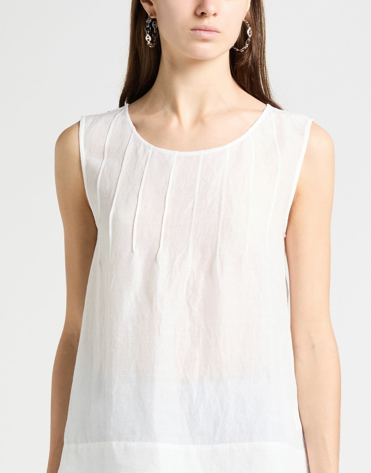 Alessia Santi Womens Top Ivory