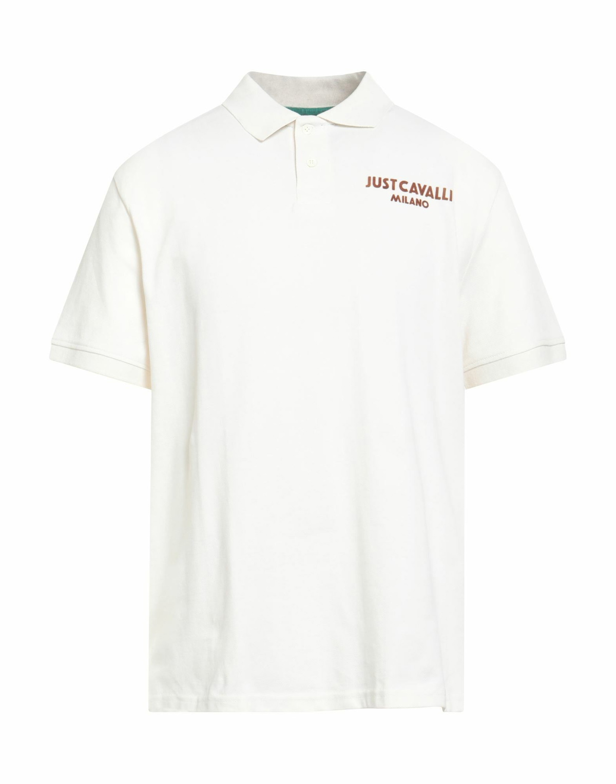 Just Cavalli Mens Polo shirt Cream