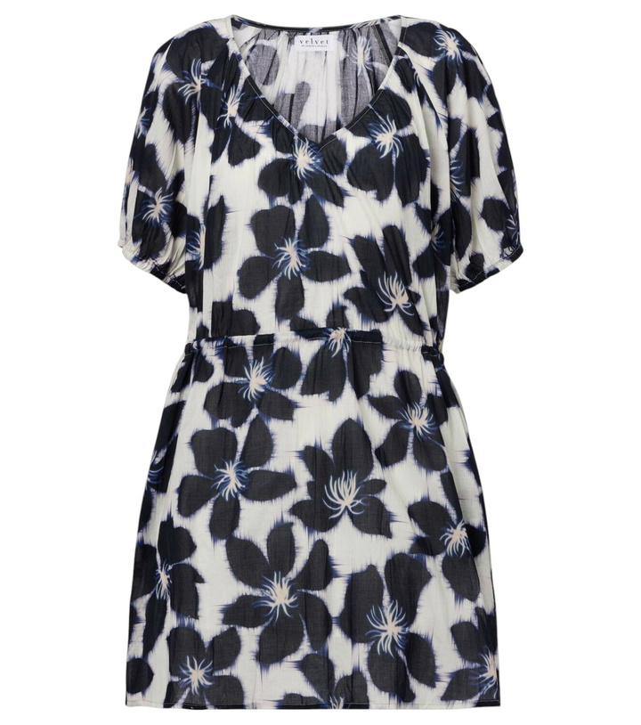 Photo: Velvet Hazel floral cotton voile minidress