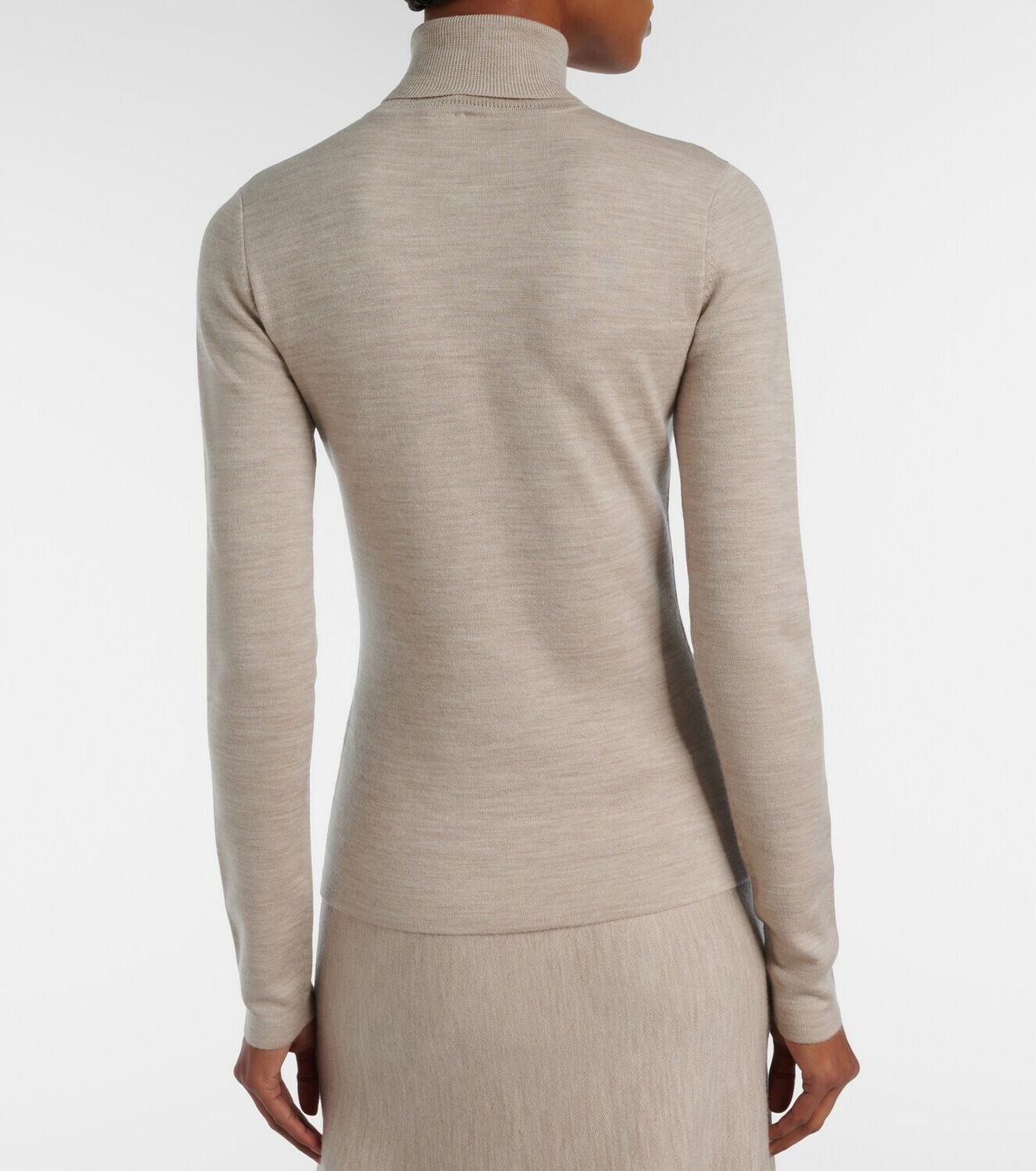 Gabriela Hearst Wool, cashmere, and silk turtleneck top