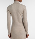 Gabriela Hearst Wool, cashmere, and silk turtleneck top