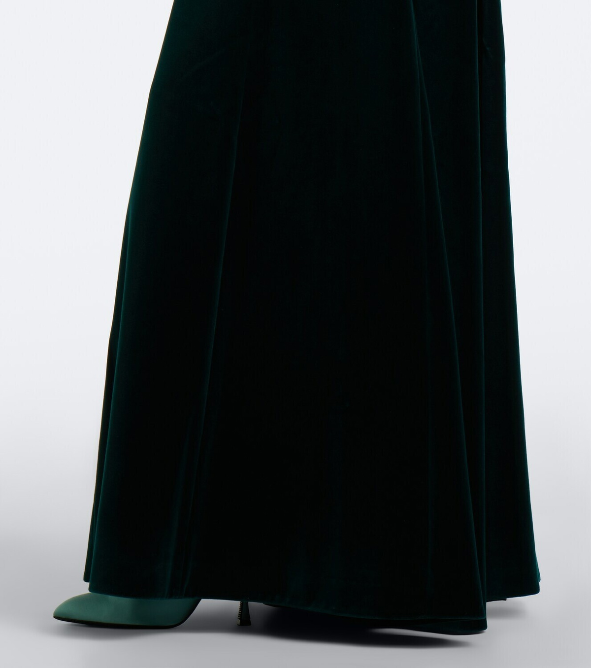 Emilia Wickstead Malinda cotton velvet gown