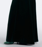 Emilia Wickstead Malinda cotton velvet gown