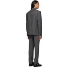 Z Zegna Grey Check Slim Suit