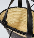Loewe - Paula's Ibiza small leather-trimmed basket tote