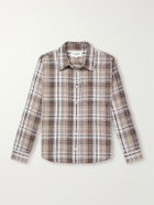 Corridor - Checked Flannel Shirt - Brown