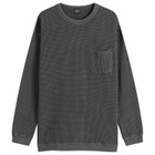 Manastash Men's Heavy Snug Thermal Long Sleeve T-Shirt in Black
