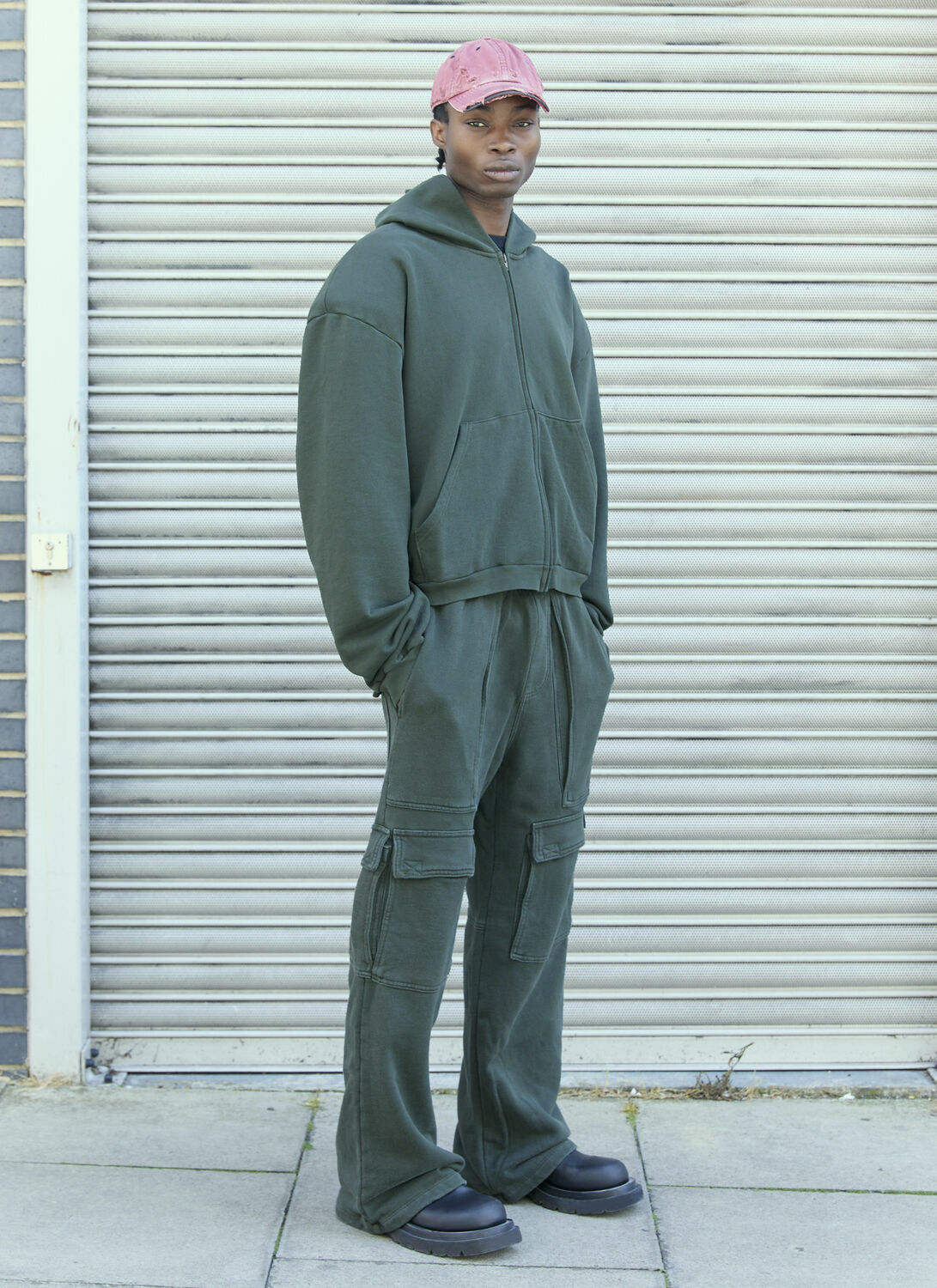 GREG ROSS Cargo Track Pants