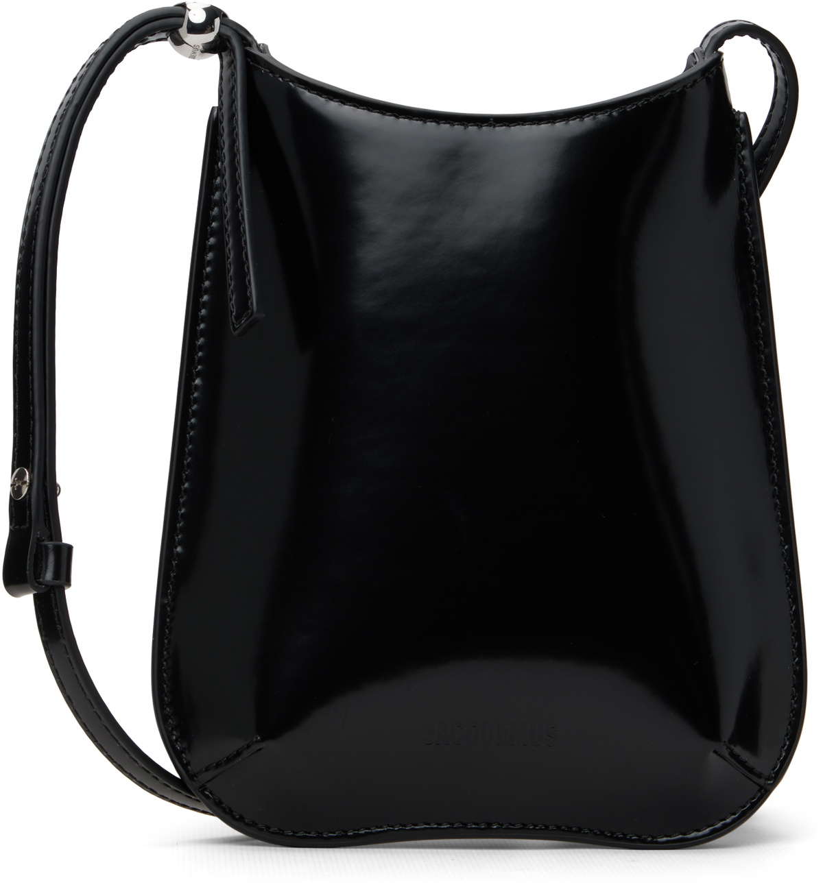 JACQUEMUS Black 'The Bisou phone pouch' Bag