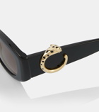 Cartier Eyewear Collection Panthère de Cartier square sunglasses