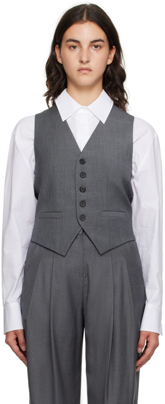 Photo: The Frankie Shop Gray Gelso Vest