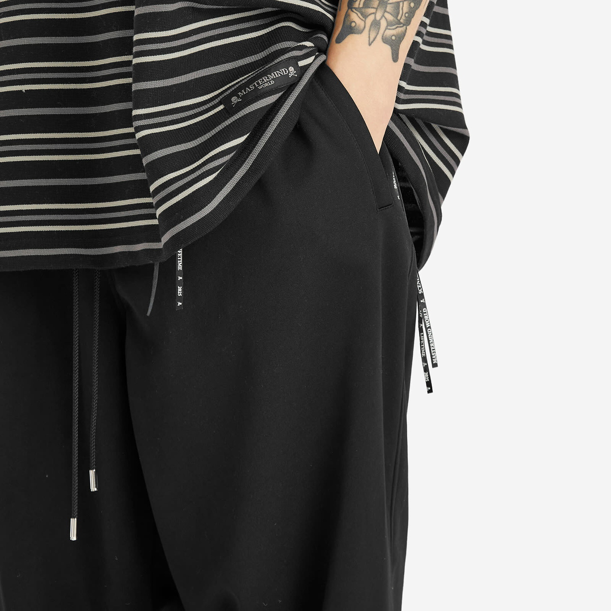 MASTERMIND WORLD Men's Jersey Jogger Pants in Black