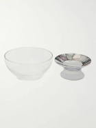 Lorenzi Milano - Crystal, Mother-Of-Pearl And Chrome-Plated Caviar Bowl