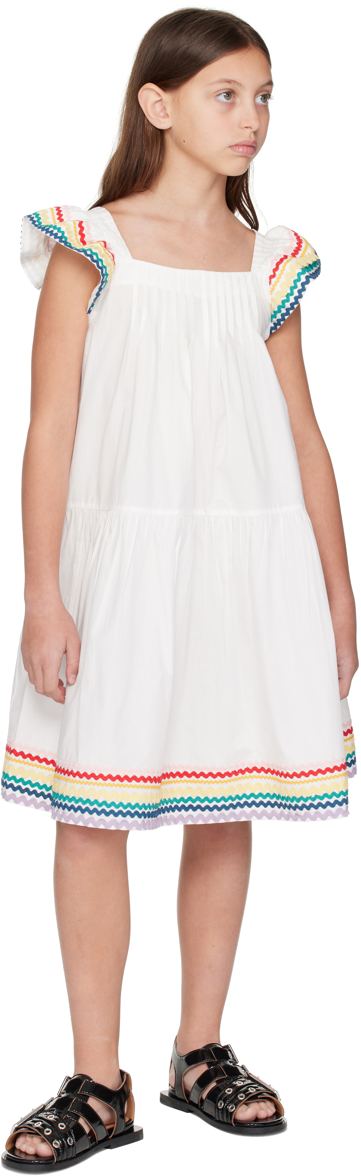 SEA NY Kids White Ria Dress