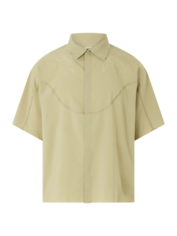 Photo: Satisfy - River Laser-Cut PeaceShell™ Shirt - Green