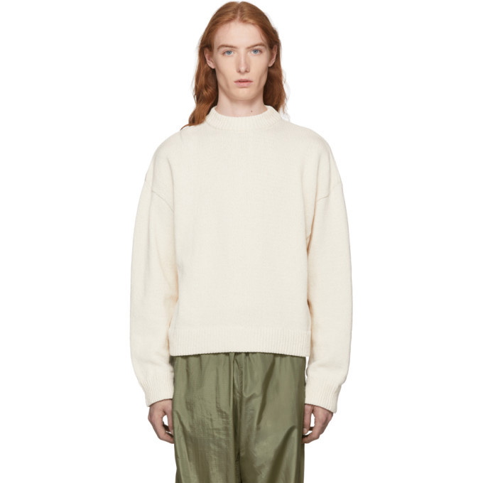 Photo: Our Legacy Off-White Sonar Roundneck Sweater