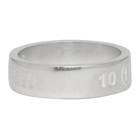 Maison Margiela Silver Fragile Ring