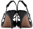 Valentino Garavani Black Sling Back Heels