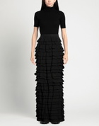 Quira Womens Maxi skirt in Black