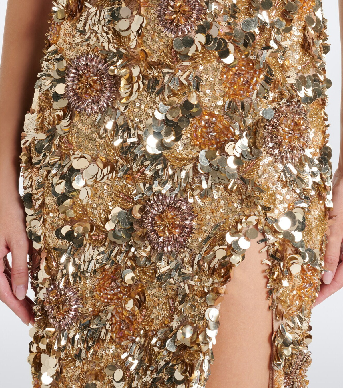 Rachel Gilbert Pepito embellished bustier gown