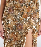Rachel Gilbert Pepito embellished bustier gown