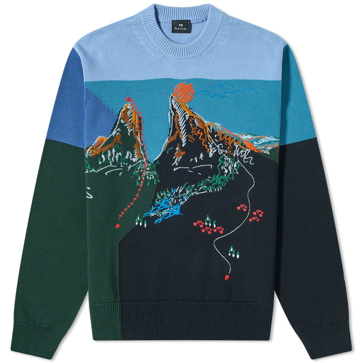 Photo: Paul Smith Mountain Scene Crew Knit