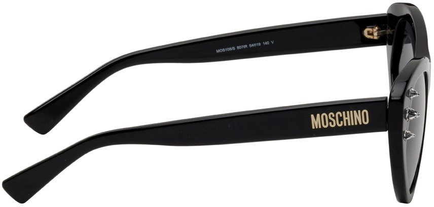 Moschino Black Cat-Eye Crystal Sunglasses Moschino display picture 3