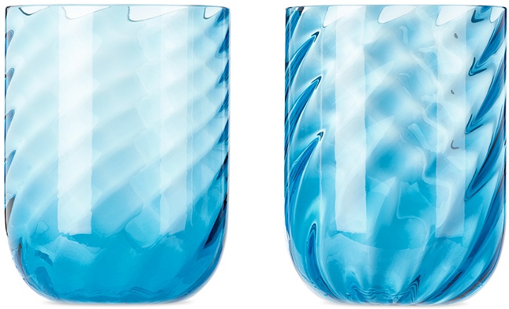 Photo: Dolce & Gabbana Blue Carretto Water Glass Set