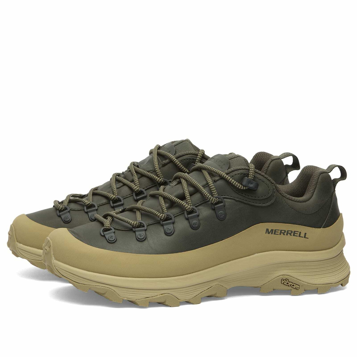 Merrell Men's Ontario Speed Leather Lace SE in Beluga/Palm