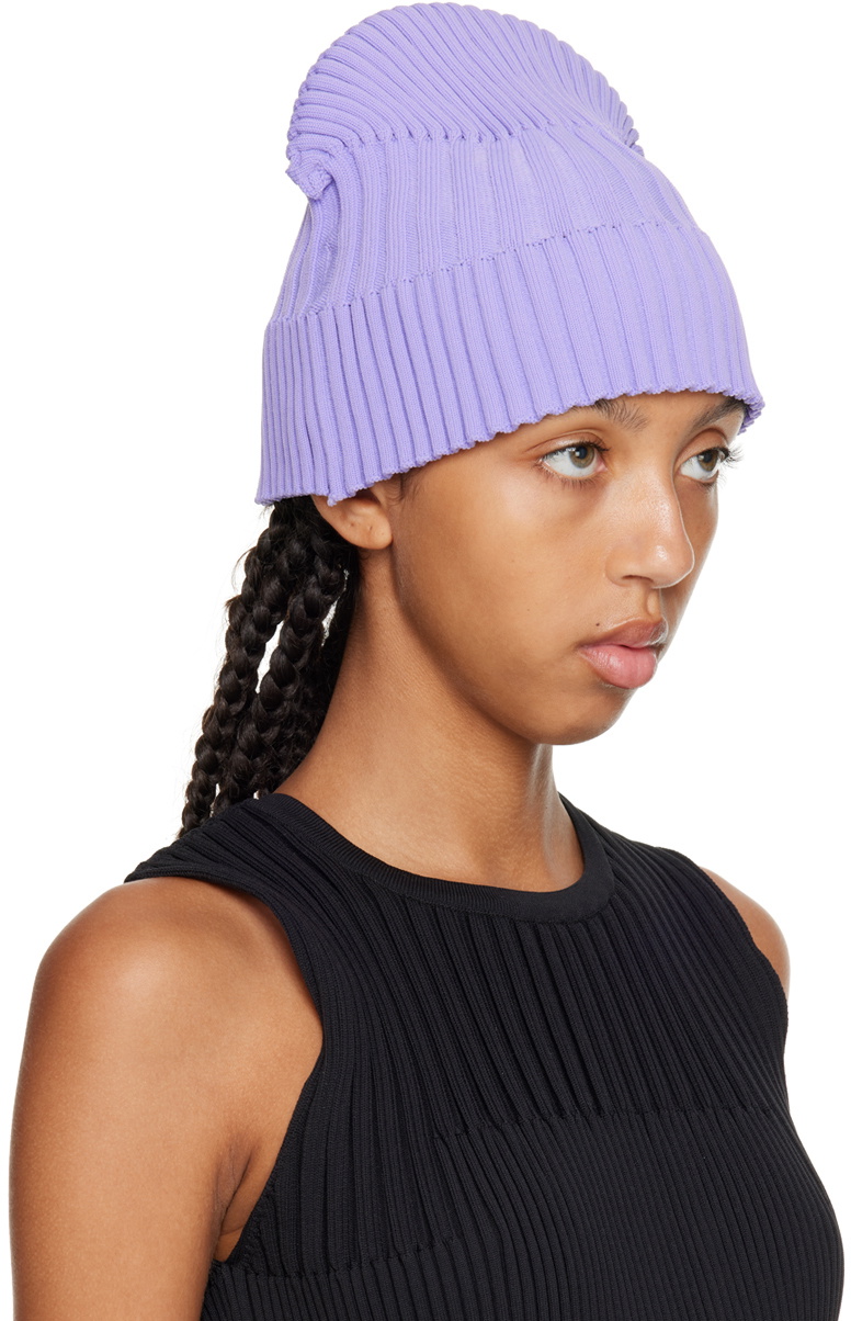 CFCL Purple Fluted Beanie