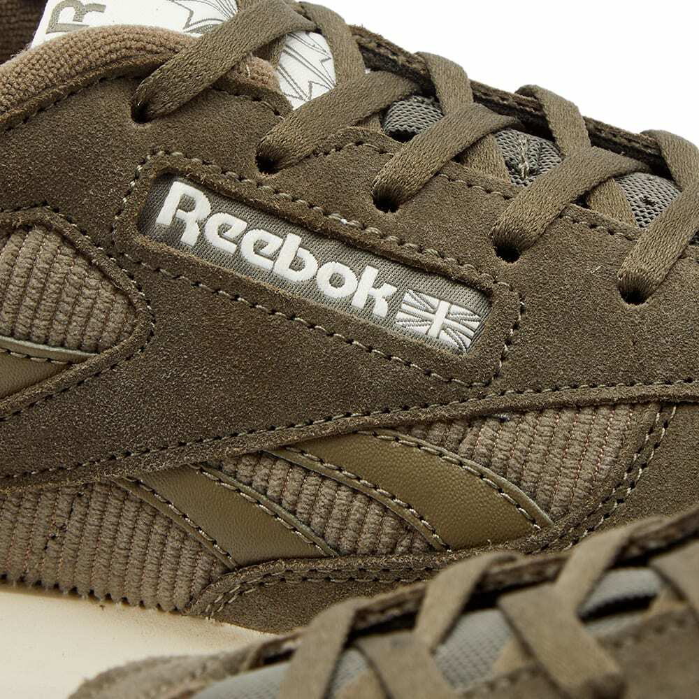 Reebok Classic CLASSIC LEATHER NYLON Green / White - Fast delivery