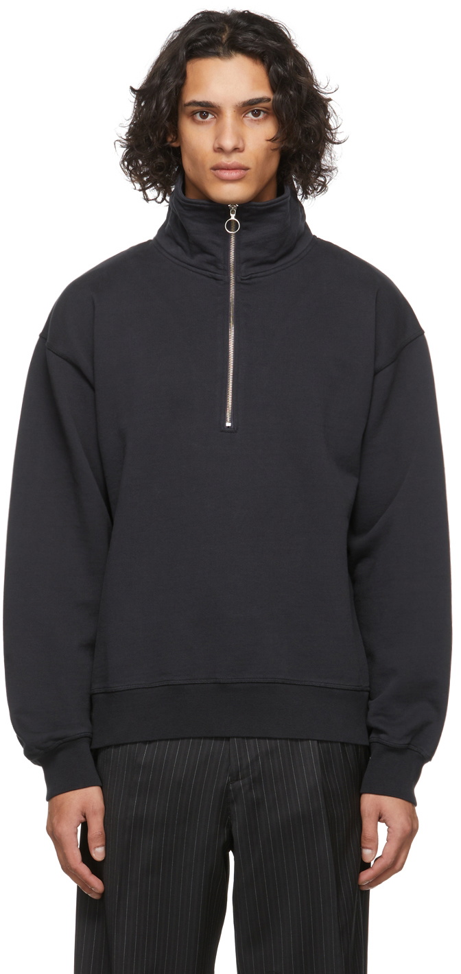 Organic Cotton French Terry Half Zip