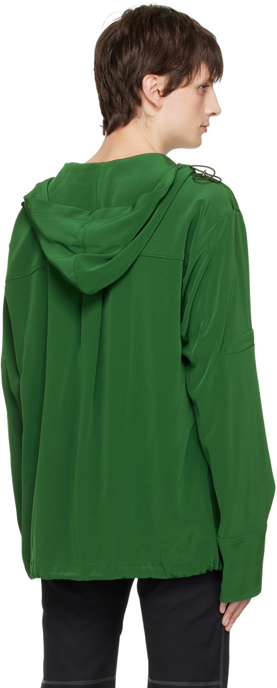 Maximilian Davis Green Blake Hoodie