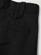 Jacquemus - Marzio Tapered Pleated Wool-Twill Trousers - Black