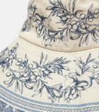 Alémais Villa Romantica printed linen sun hat