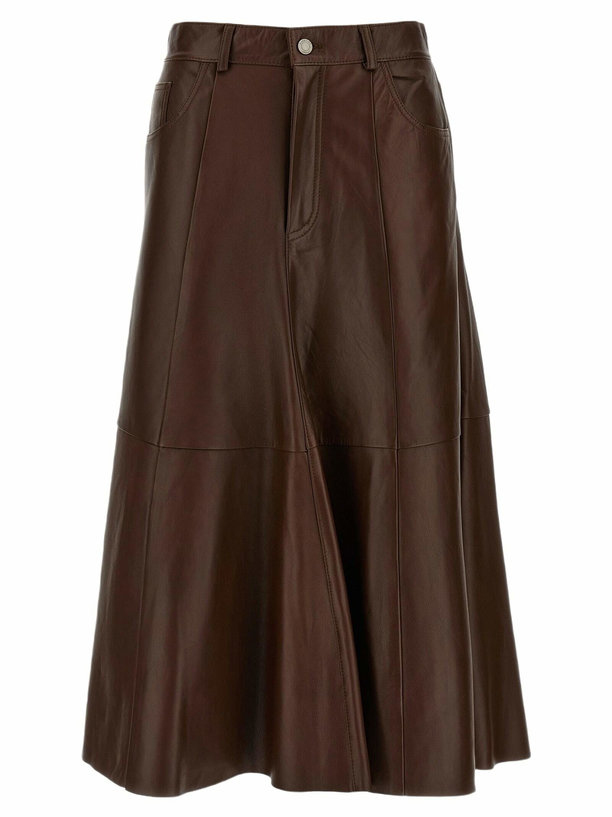 Haikure mid Serenity Leather Skirt