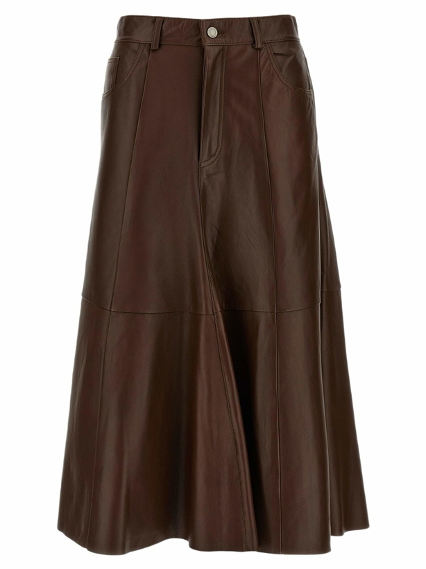Photo: Haikure mid Serenity Leather Skirt