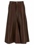 Haikure mid Serenity Leather Skirt