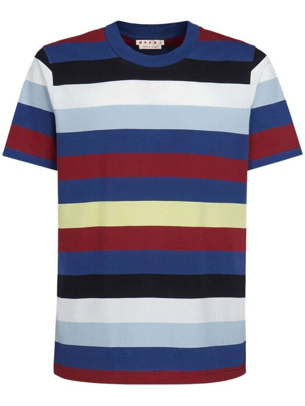 Photo: MARNI - Striped Cotton T-shirt